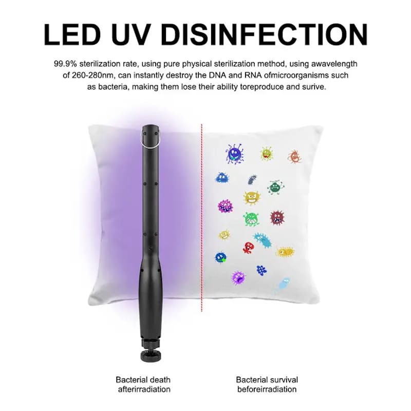 หลอด UV ฆ่าเชื้อแบบพกพา