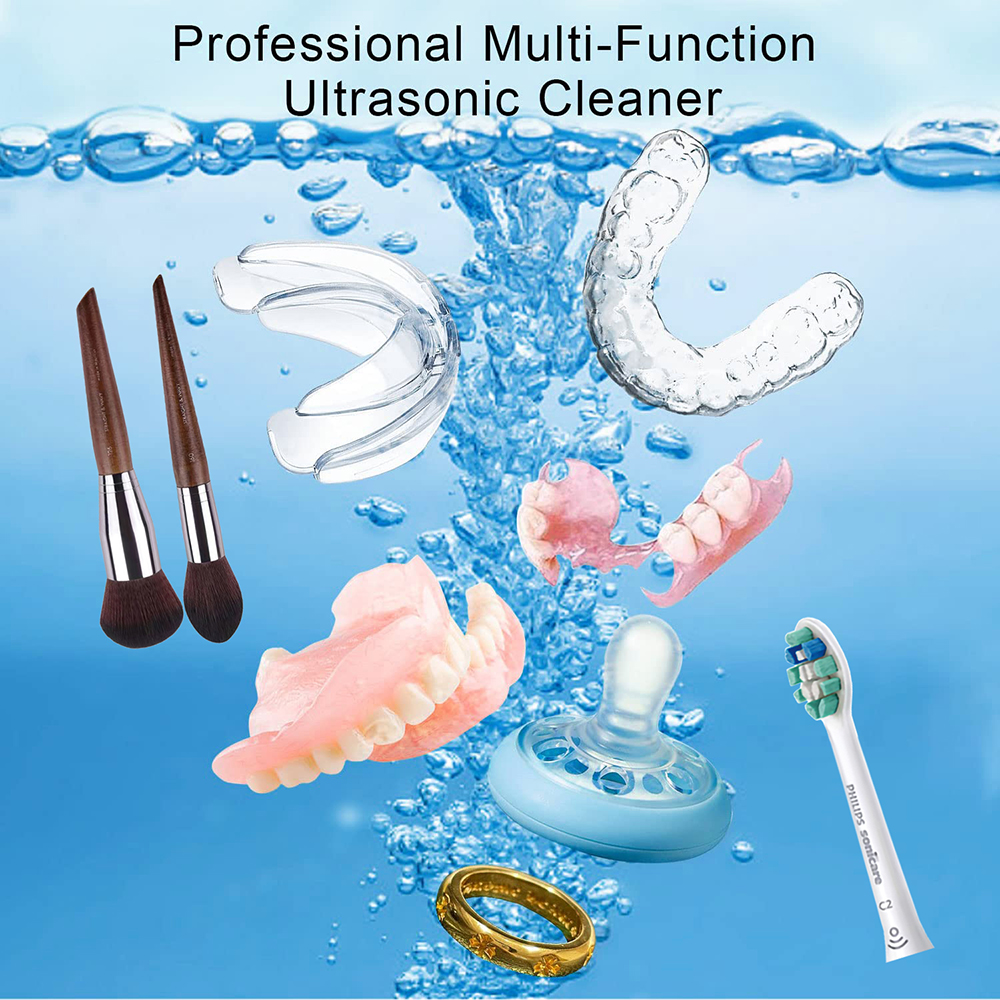 อุปกรณ์ทำความสะอาดอัลตราโซนิกสำหรับแปรงฟัน อุปกรณ์ทันตกรรม ฟันปลอม
