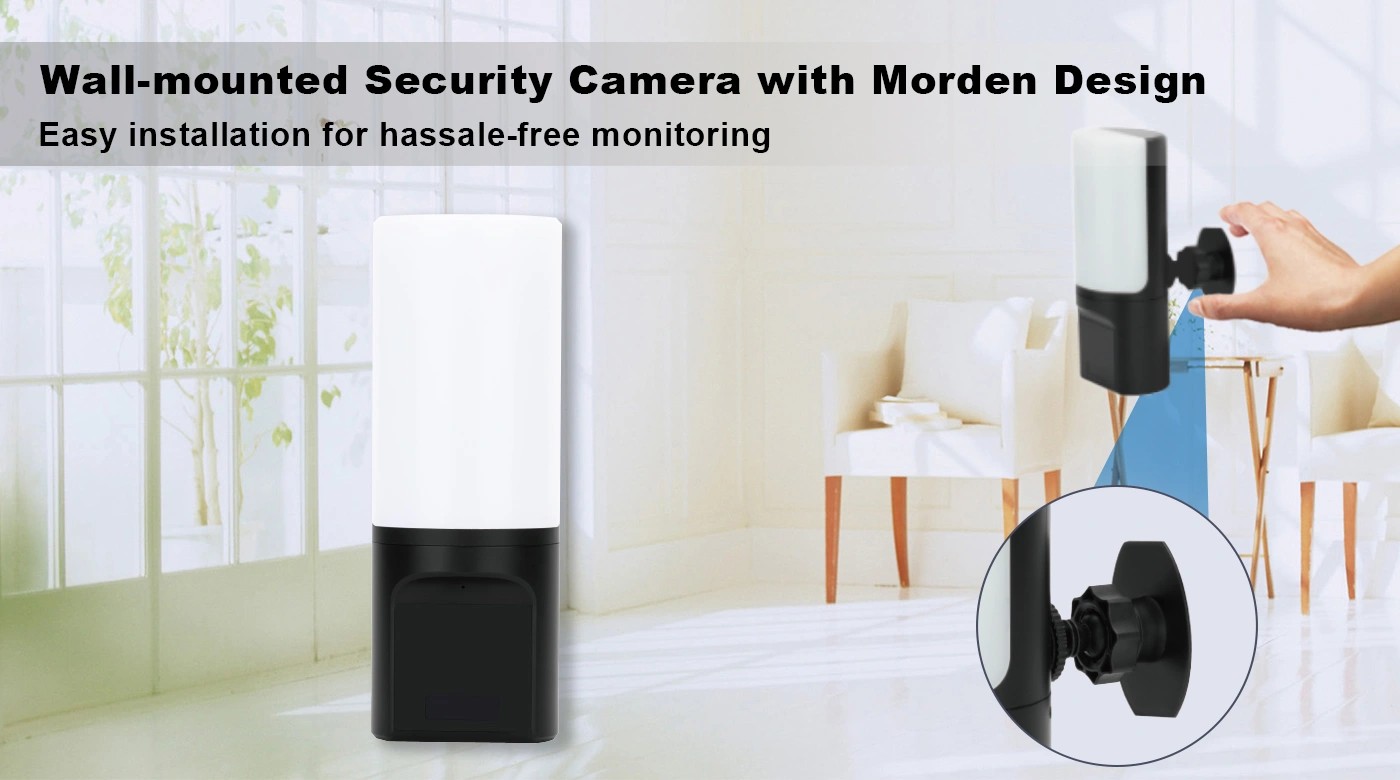 โคมไฟสอดแนมกล้องรักษาความปลอดภัยที่ซ่อนอยู่สำหรับบ้าน, อพาร์ทเมนต์, สำนักงานของคุณ
