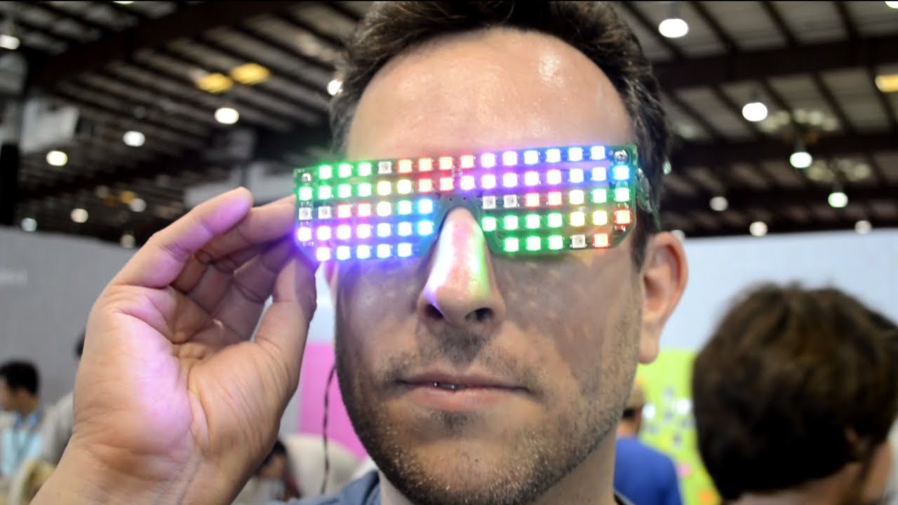 แว่นตา LED RGB