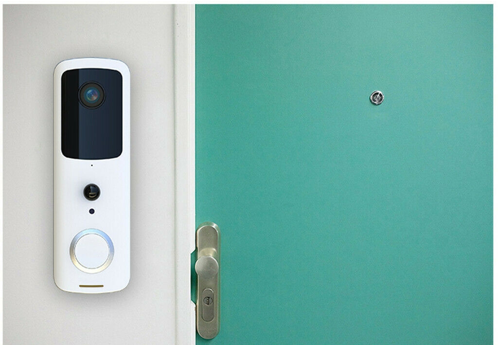 กริ่งประตูแบบไร้สายวิดีโอดิจิตอลพร้อมกล้องสำหรับบ้านและที่บ้านไร้สาย