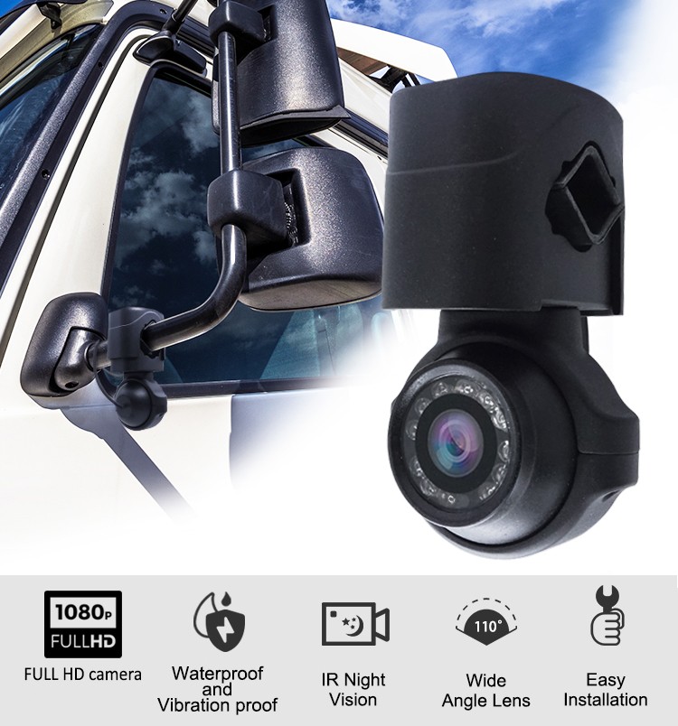 กล้องในร่มและกลางแจ้งพร้อม 12 IR LED night vision + IP69K + เลนส์ f3,6mm