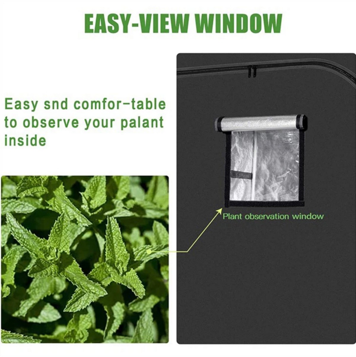 ชุด Grow Tent (เรือนกระจกขนาดเล็ก) สำหรับปลูกพืชในร่ม