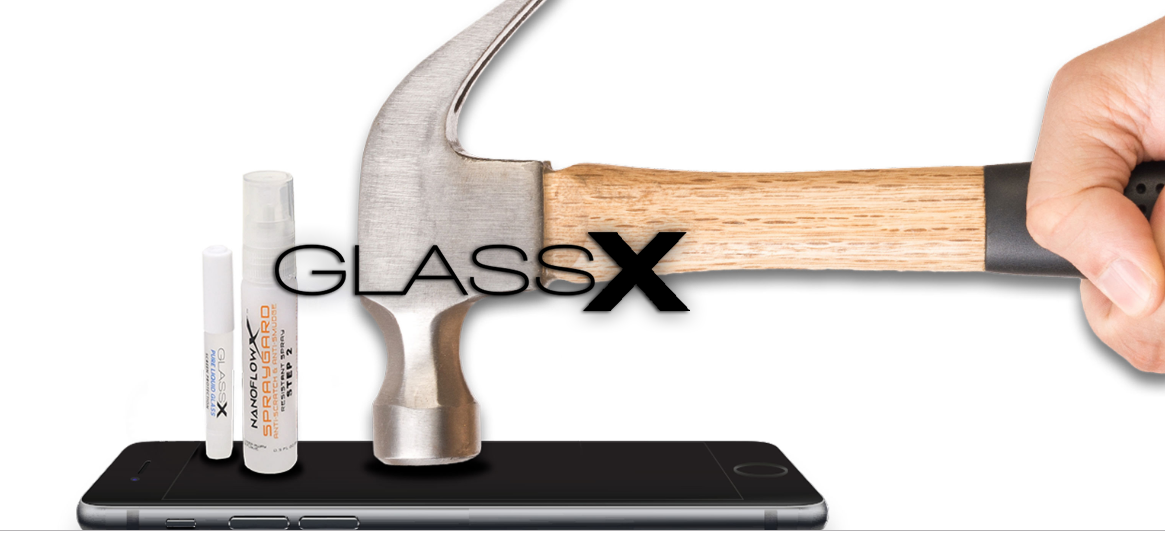 การป้องกันที่มองไม่เห็นสำหรับสมาร์ทโฟน GlassX