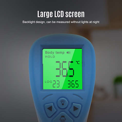 เครื่องวัดอุณหภูมิแบบไม่สัมผัสพร้อมจอ LCD
