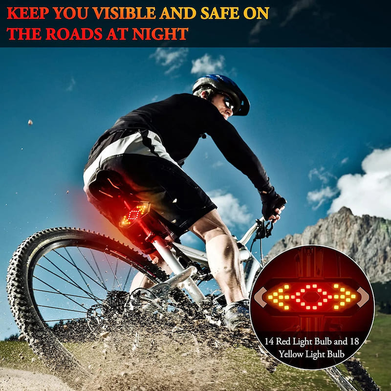 สัญญาณไฟเลี้ยวจักรยานและไฟท้าย