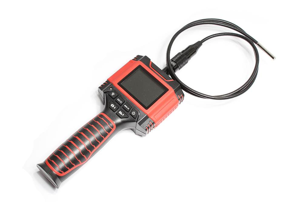 borescope พร้อม LCD บนการ์ด microSD