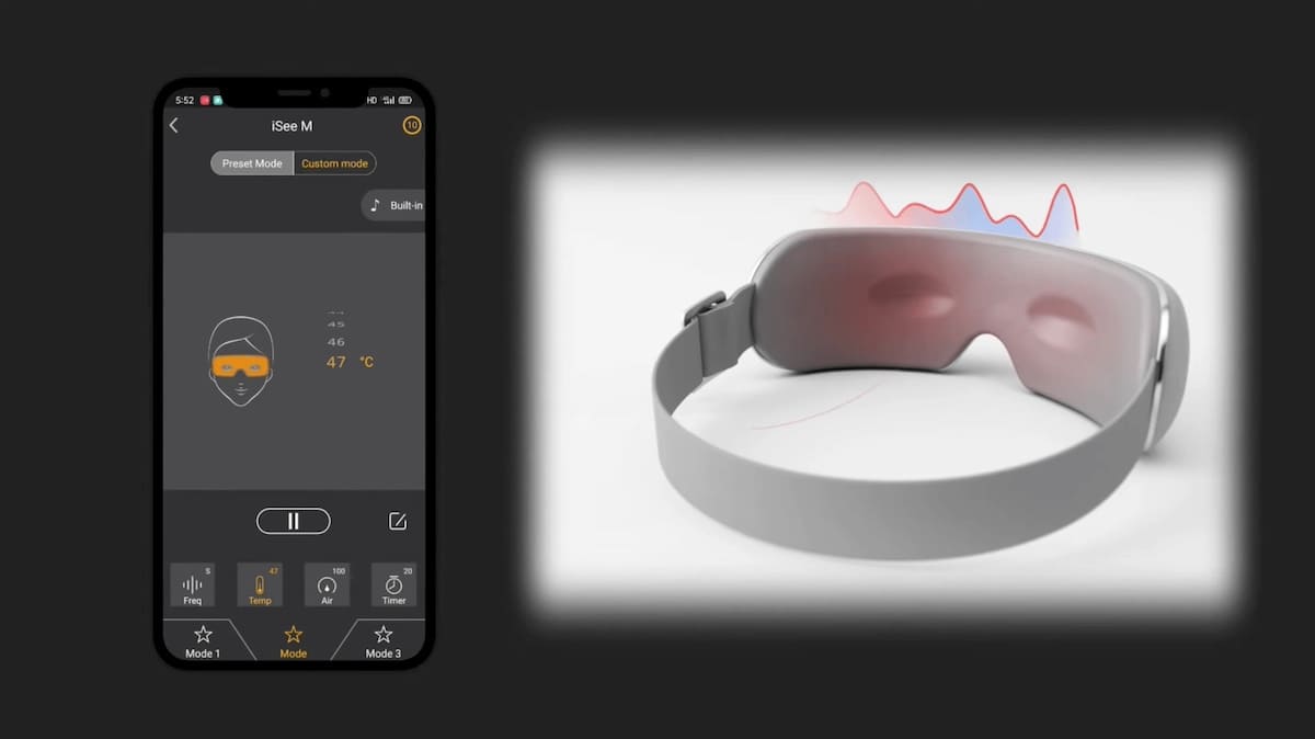 แว่นตาสั่นด้วยเทคโนโลยีอัจฉริยะและการเชื่อมต่อ Bluetooth