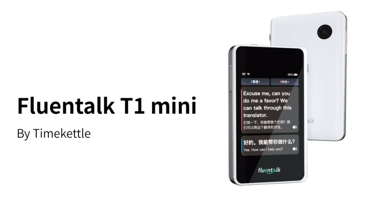 Fluentalk T1 mini Timekettle - เครื่องแปลแบบพกพา