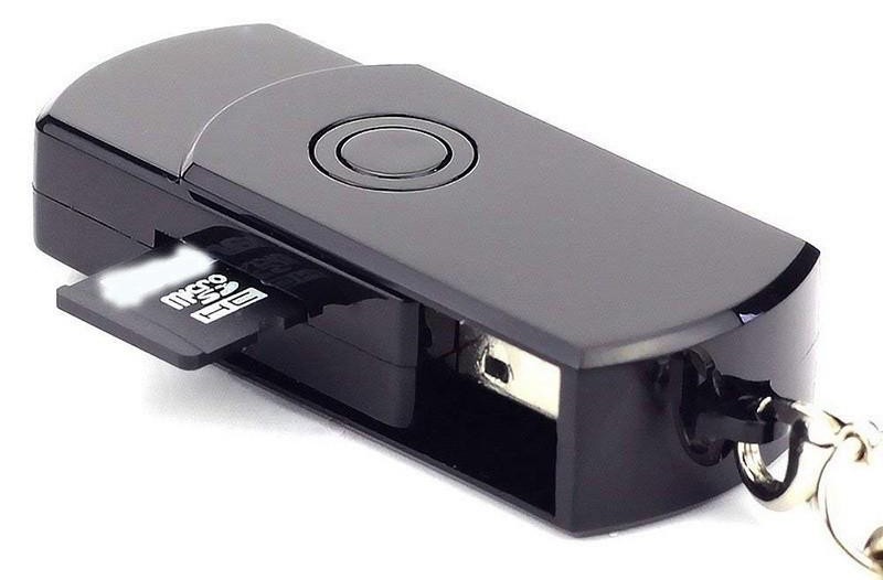 กล้องสายลับ USB ที่ซ่อนอยู่พร้อมการ์ด SD/TF รองรับสูงสุด 32 GB