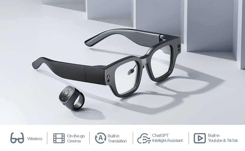 แว่นตา vr อัจฉริยะพร้อมแชท gpt smart 3D ไร้สาย